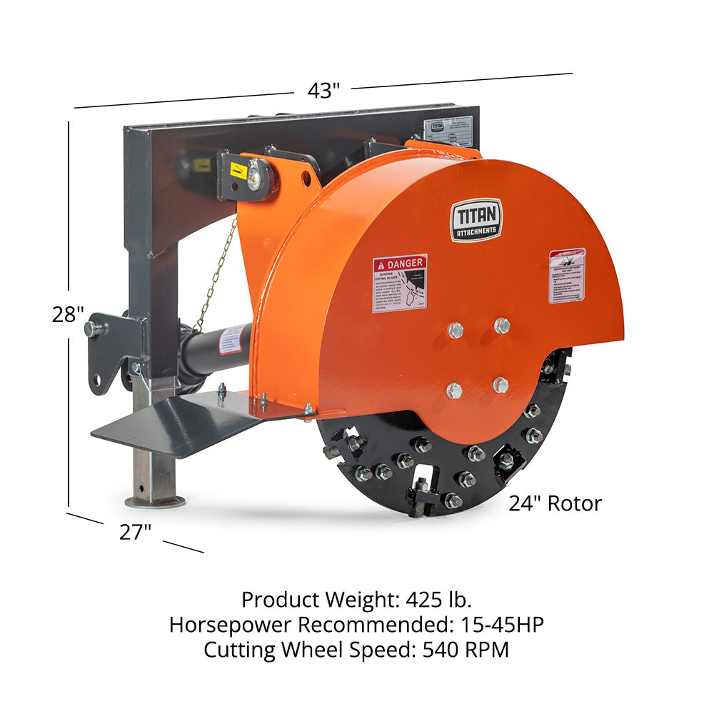 Standard Series PTO Stump Grinder