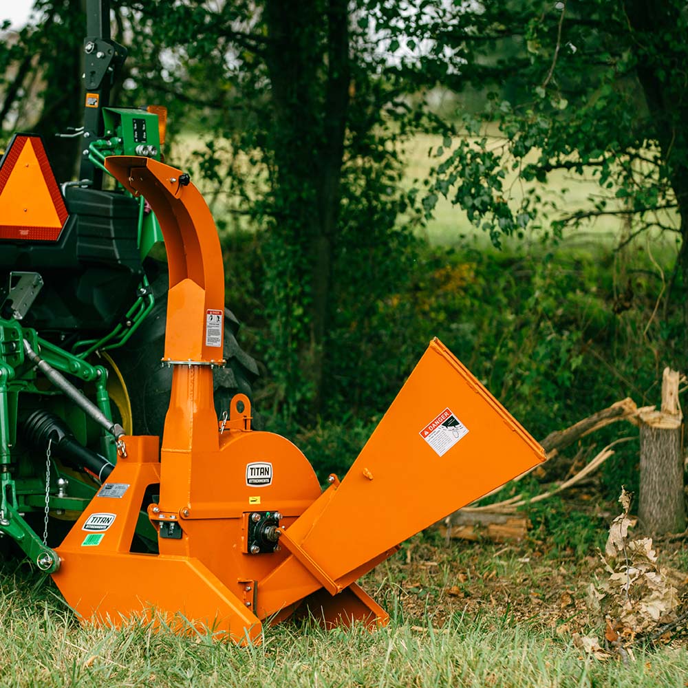 3 Point Wood Chipper Attachment For Tractors Up To 40HP