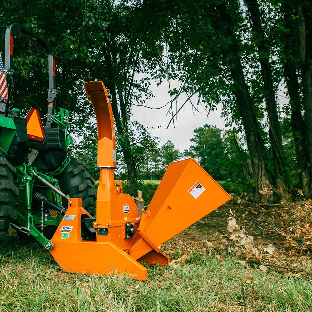 3 Point Wood Chipper Attachment For Tractors Up To 40HP