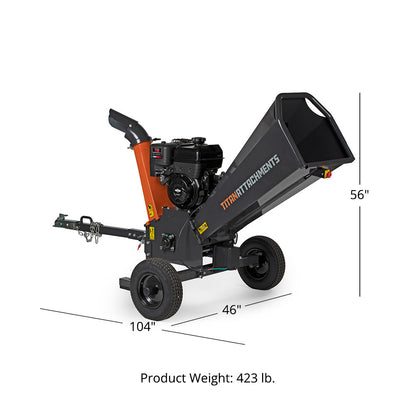 ATV Tow-Behind 5" Wood Chipper